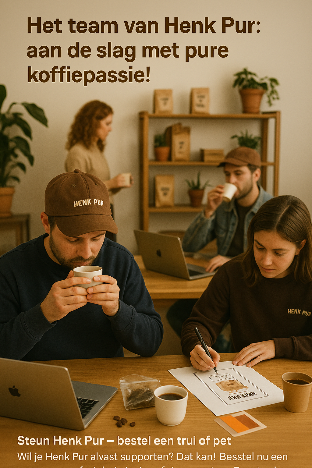 🌟 Het team van Henk Pur: aan de slag met pure koffiepassie! 🌟
