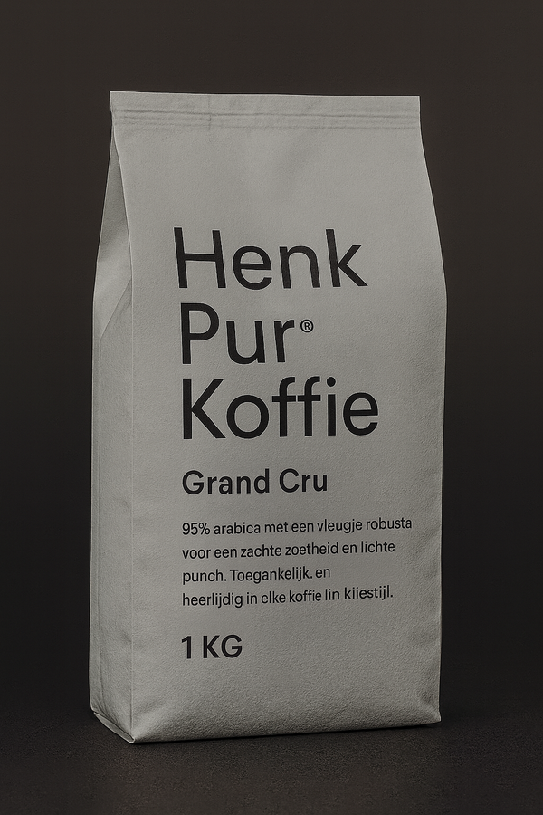 Henk Pur Koffie Grand Cru – Premium Koffiemelange met Arabica & Robusta bonen