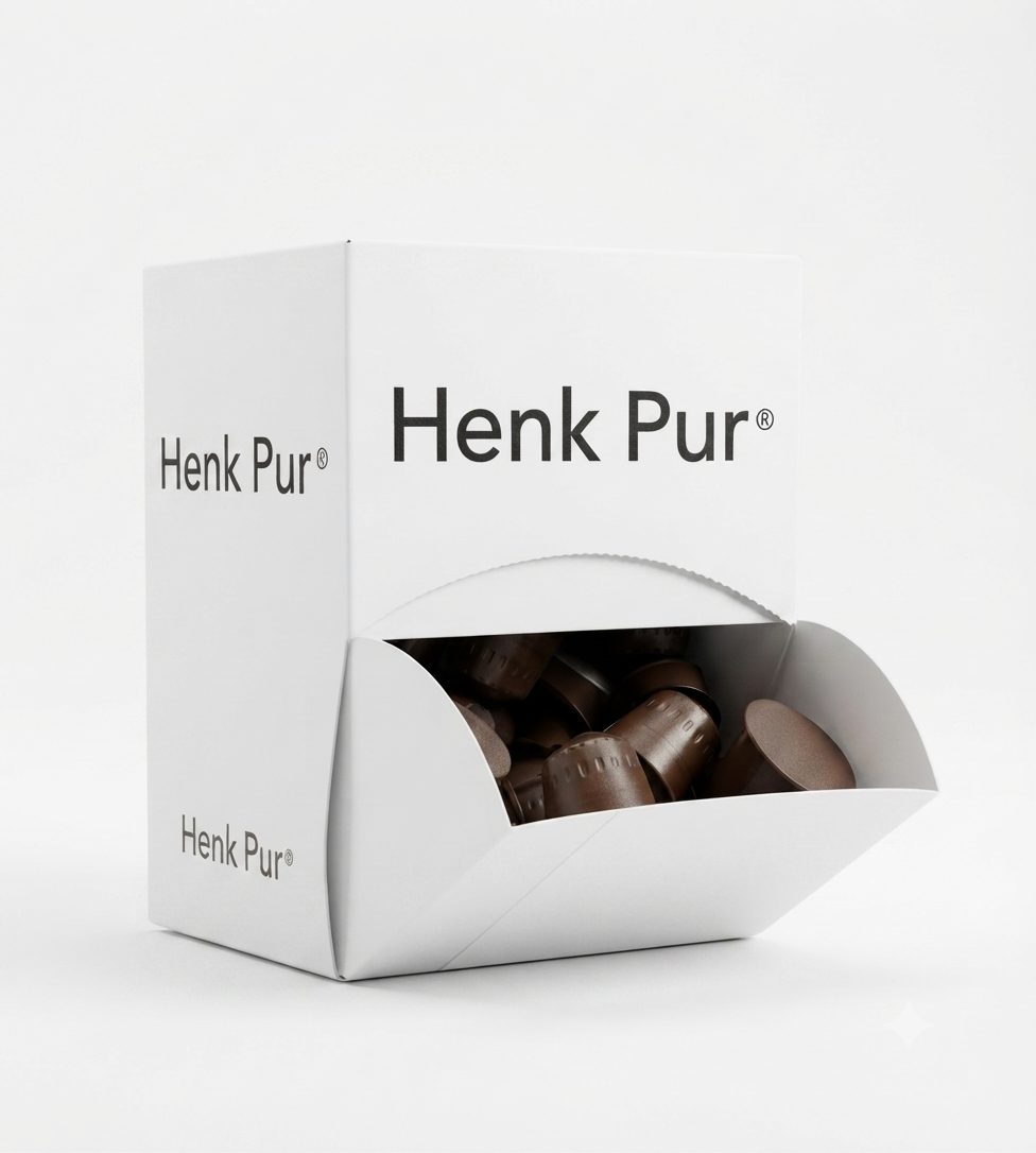 100 stuks composteerbare koffiecups composteerbaar Henk Pur Duurzaam