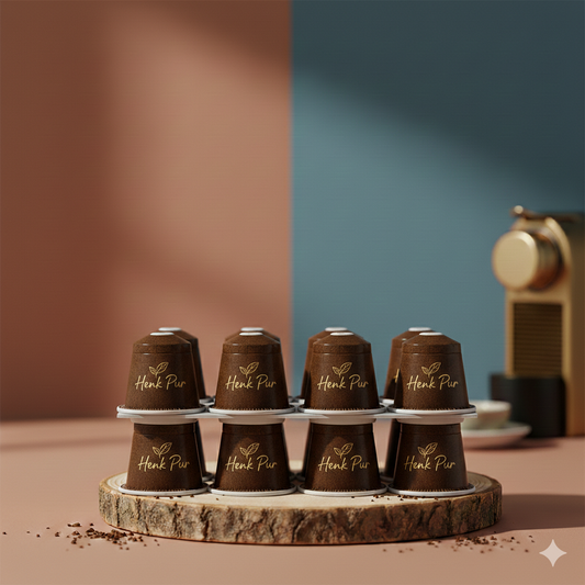 100% composteerbare koffiecups van Henk Pur wil je bewust zijn en goed doen voor mens en milleu kies dan voor Henk Pur koffie cups. impact maken begint bij je kop koffie