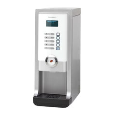 Dit is een mooie koffiemachine met instant koffie mogelijkheid. ideaal voor veel koffie in een korte tijd, of ever de dag. goede kwaliteit