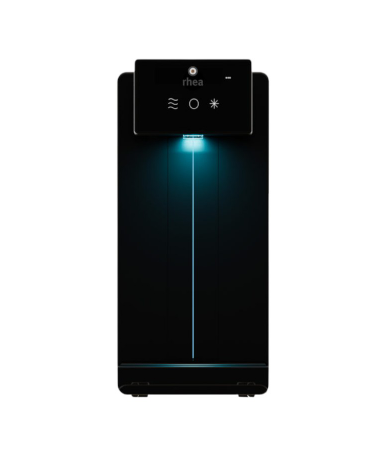 Een luxe watertap installatie met digitaal scherm en een enkele tap. Ideaal voor bij u op locatie Henk Pur®