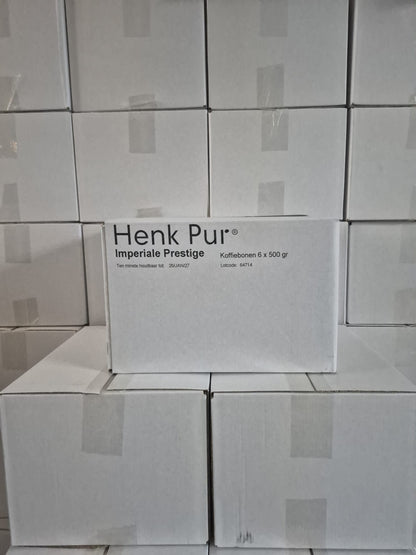 Voordeelbox van Henk Pur 6x500 gram voor een voordeelprijs. verpakt in 500 gram voor het behoud van de smaak