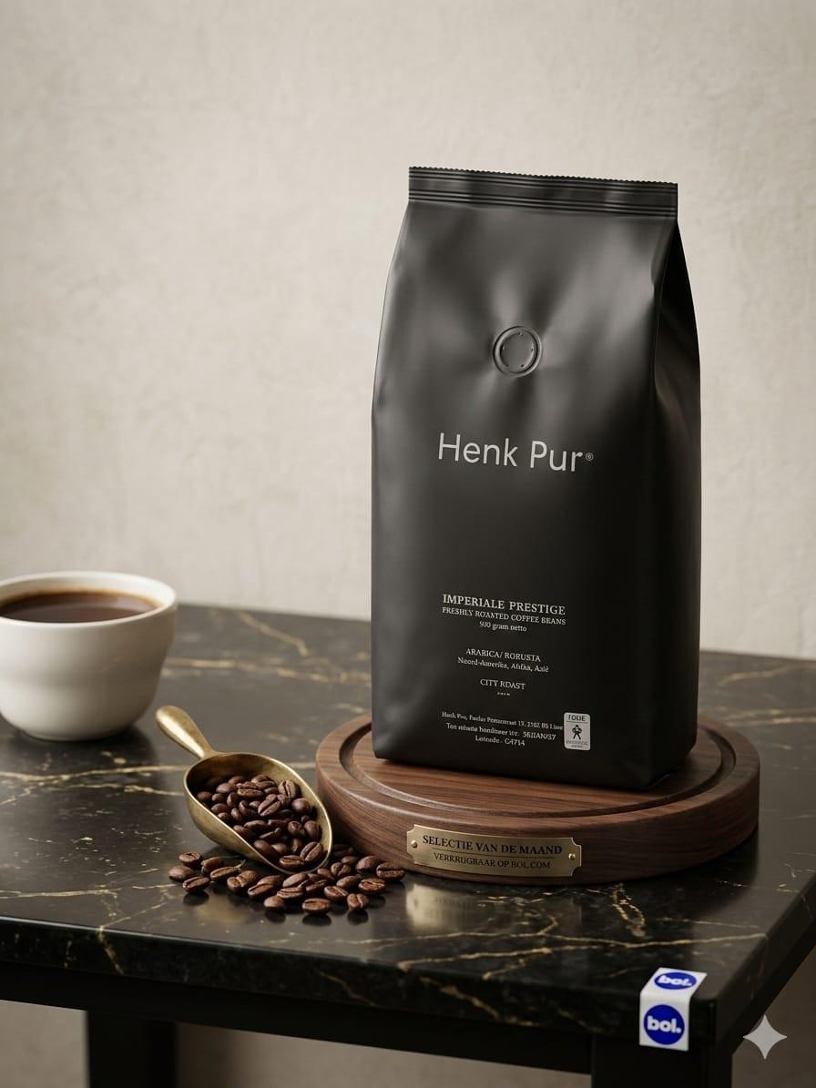Imperiale Prestige Koffiebonen – Arabica & Robusta City Roast | 500g - Henk Pur