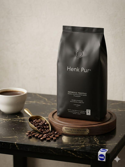 Imperiale Prestige Koffiebonen – Arabica & Robusta City Roast | 500g - Henk Pur