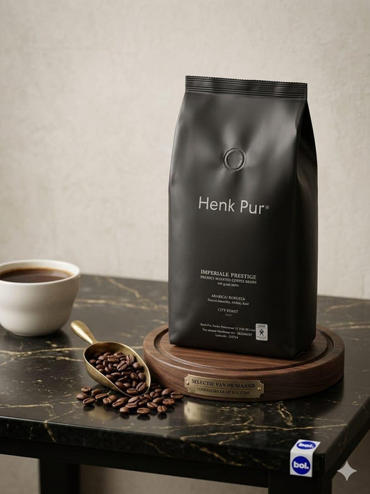 Imperiale Prestige Koffiebonen – Arabica & Robusta City Roast | 500g - Henk Pur