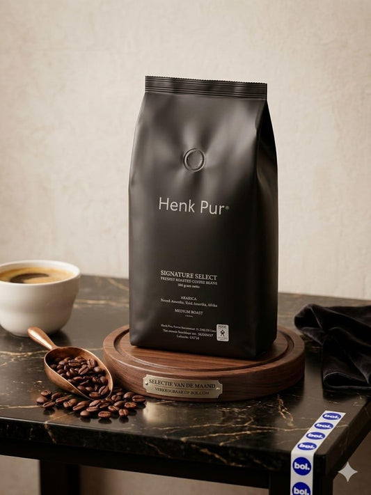 Signature Select Arabica Koffiebonen – Medium Roast | 500g Vers Gebrand - Henk Pur