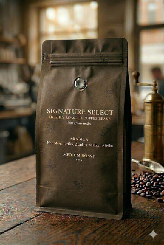 Signature Select Arabica Koffiebonen – Medium Roast | 500g Vers Gebrand - Henk Pur