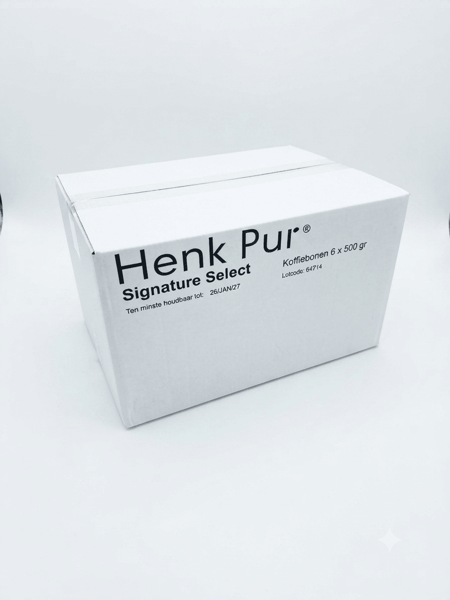 Vers Gebrande Koffie Proefpakket (3 kg) | 3x 500 gram Signature Select & 3 x 500 gram Imperial prestigee - Henk Pur